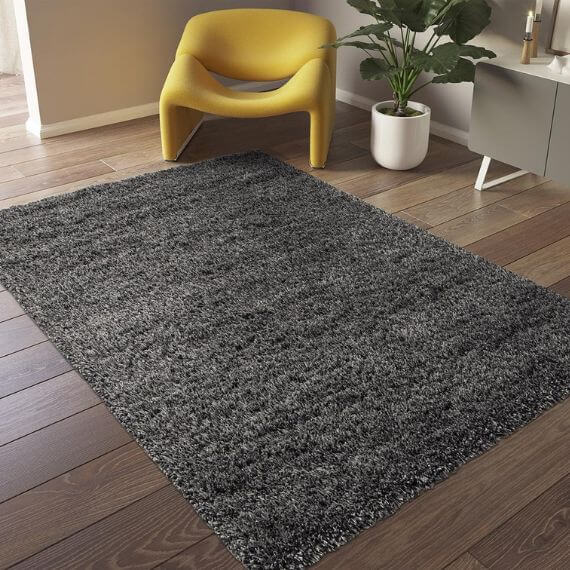 Tapis shaggy uni rectangle Judith Gap